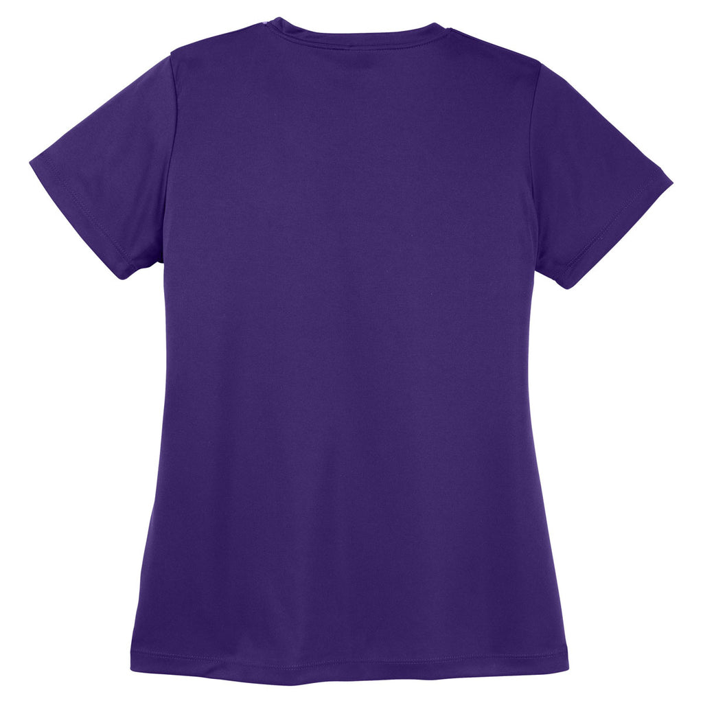 Sport-Tek Women's Purple PosiCharge Competitor Tee