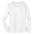 Sport-Tek Women's White Long Sleeve PosiCharge Competitor V-Neck Tee