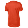 Sport-Tek Women's Deep Orange Heather Contender Scoop Neck Tee