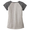 Sport-Tek Women's Vintage Grey Heather-On-Heather Contender Scoop Neck Tee