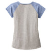 Sport-Tek Women's True Navy Heather-On-Heather Contender Scoop Neck Tee