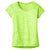 Sport-Tek Women's Lime Shock Electric PosiCharge Electric Heather Sporty Tee