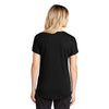 Sport-Tek Women's Black Triad Solid PosiCharge Tri-Blend Wicking Dolman Tee