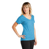 Sport-Tek Women's Pond Blue Heather PosiCharge Tri-Blend Wicking Dolman Tee