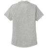 Sport-Tek Women's Light Grey Heather PosiCharge Tri-Blend Wicking Polo