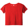 Sport-Tek Women's True Red PosiCharge Tri-Blend Wicking Draft Crop Tee