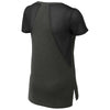 Sport-Tek Women's Black Heather/Black Endeavor Short Sleeve Tee