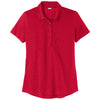 Sport-Tek Women's Deep Red PosiCharge Strive Polo