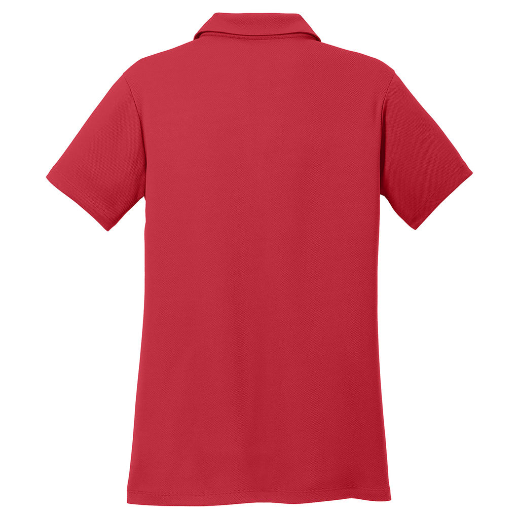 Sport-Tek Women's True Red PosiCharge RacerMesh Polo