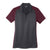 Sport-Tek Women's Iron Grey/Maroon Colorblock Micropique Sport-Wick Polo