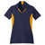 Sport-Tek Women's True Navy/Gold Side Blocked Micropique Sport-Wick Polo