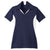 Sport-Tek Women's True Navy/White Side Blocked Micropique Sport-Wick Polo