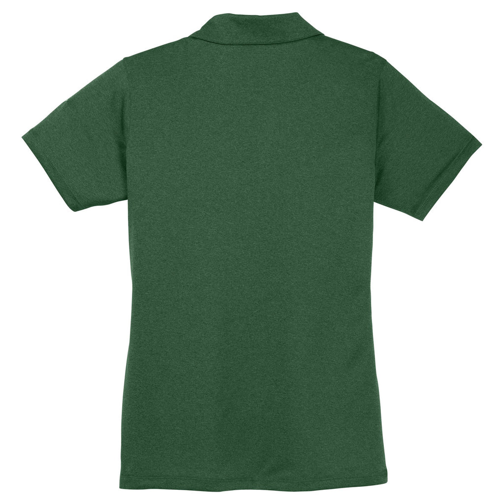 Sport-Tek Women's Forest Green Heather Contender Polo