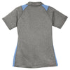 Sport-Tek Women's Vintage Heather/Carolina Blue Heather Colorblock Contender Polo