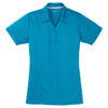 Sport-Tek Women's Blue Wake PosiCharge Micro-Mesh Polo