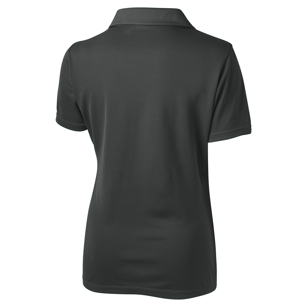 Sport-Tek Women's Iron Grey PosiCharge Micro-Mesh Polo