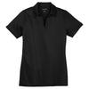 Sport-Tek Women's Black PosiCharge Active Textured Polo