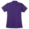 Sport-Tek Women's Purple/Grey PosiCharge Active Textured Colorblock Polo