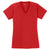 Sport-Tek Women's True Red Ultimate Performance V-Neck