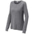 Sport-Tek Women's Grey Heather Exchange 1.5 Long Sleeve Crew