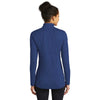 Sport-Tek Women's True Royal Heather Exchange 1.5 Long Sleeve Half Zip