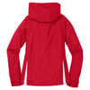 Sport-Tek Women's True Red/White Colorblock Hooded Raglan Jacket