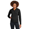 Sport-Tek Women's Black Sport-Wick Stretch 1/2-Zip Hoodie