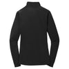 Sport-Tek Women's Black Sport-Wick Textured 1/4-Zip Pullover