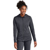 Sport-Tek Women's Graphite Circuit Hooded Full Zip