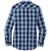 Port Authority Women's True Navy Everyday Plaid Shirt