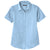 Port Authority Women's Cloud Blue Short Sleeve SuperPro React Twill Shirt