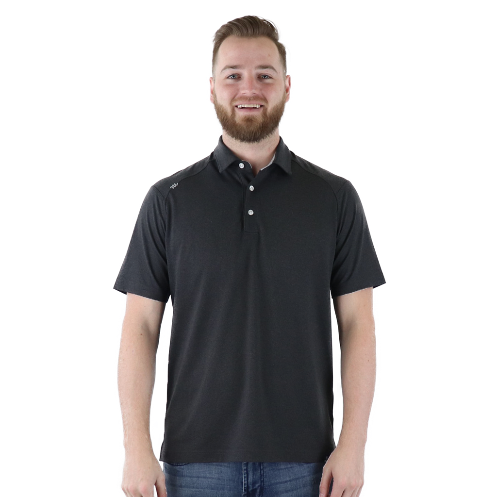 Zusa 3 Day Men's Charcoal Heather Itasca Polo