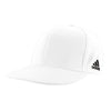 adidas White Flat Visor Flex