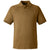 Harriton Men's Coyote Brown Charge Snag and Soil Protect Polo