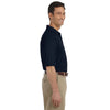 Harriton Men's Navy 5.6 oz. Easy Blend Polo with Pocket