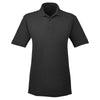 Harriton Men's Black 5 oz. Blend-Tek Polo