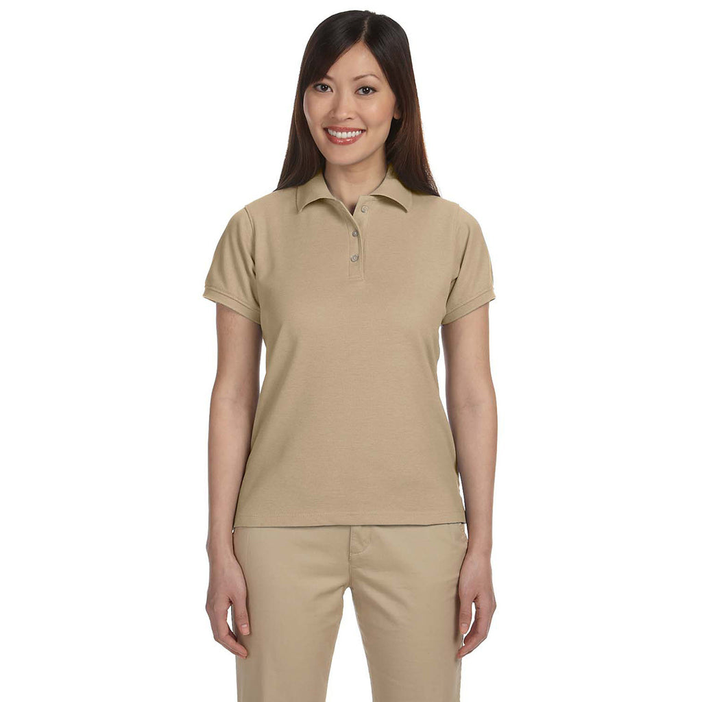 Harriton Women's Stone 5 oz. Blend-Tek Polo