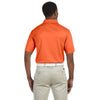 Harriton Men's Team Orange 4 oz. Polytech Polo