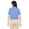 Harriton Women's Industry Blue Advantage IL Snap Placket Performance Polo