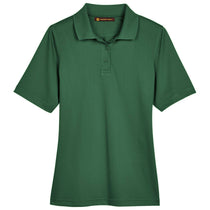 Harriton Women's Dark Green Advantage Snag Protection Plus Polo