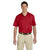 Harriton Men's Red Micro-Pique Polo