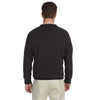 Harriton Men's Black/White Microfiber Wind Shirt