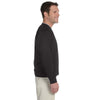 Harriton Men's Black/White Microfiber Wind Shirt