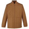 Harriton Men's Duck Brown Dockside Insulated Utility Jacket