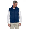 Harriton Men's New Navy Essential Polyfill Vest