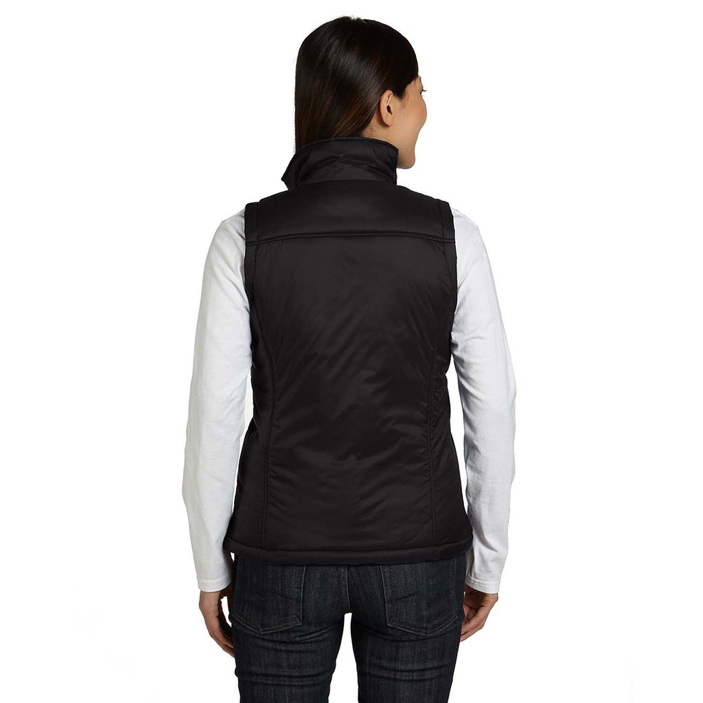 Harriton Women's Black Essential Polyfill Vest