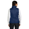 Harriton Women's New Navy Essential Polyfill Vest