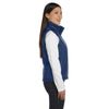 Harriton Women's New Navy Essential Polyfill Vest