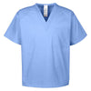 Harriton Men's Ciel Blue Restore 4.9 oz. Scrub Top