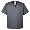 Harriton Men's Dark Charcoal Restore 4.9 oz. Scrub Top